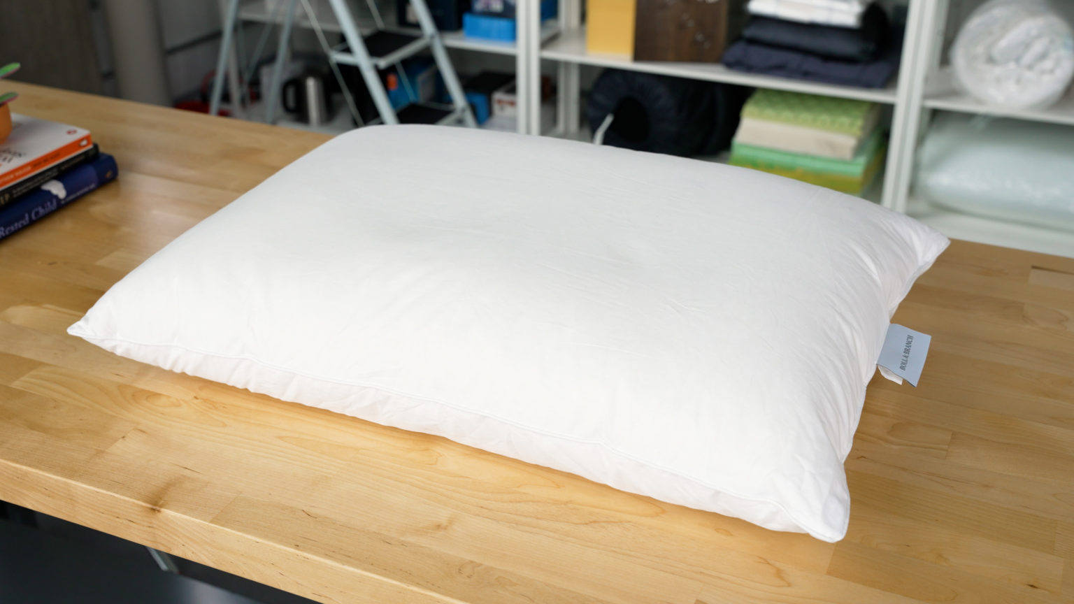 Best Pillows for Side Sleepers - Best Down - Boll & Branch Down Chamber Pillow