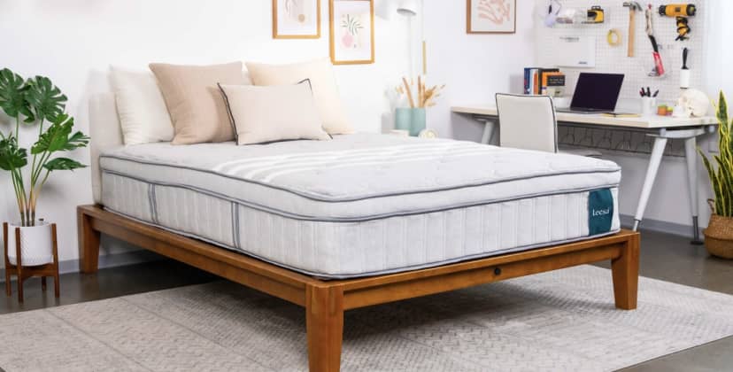 Best Mattress for Heavy People - Best Mattress for Couples - Leesa Plus Hybrid Mattress - 1
