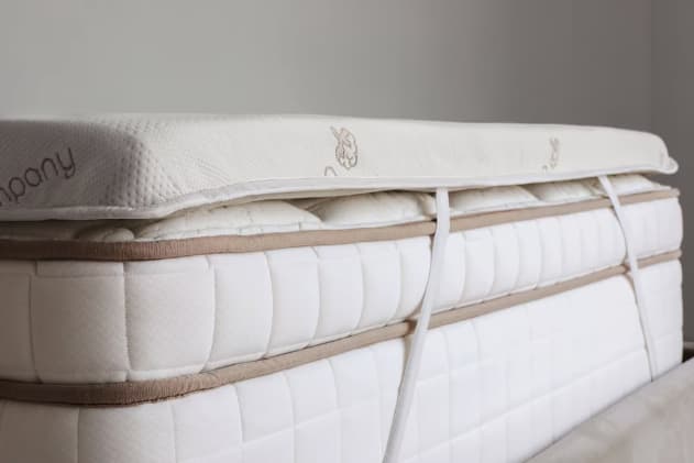 Best Cooling Mattress Toppers - Best for Combination Sleepers - Saatva Graphite Memory Foam Mattress Topper