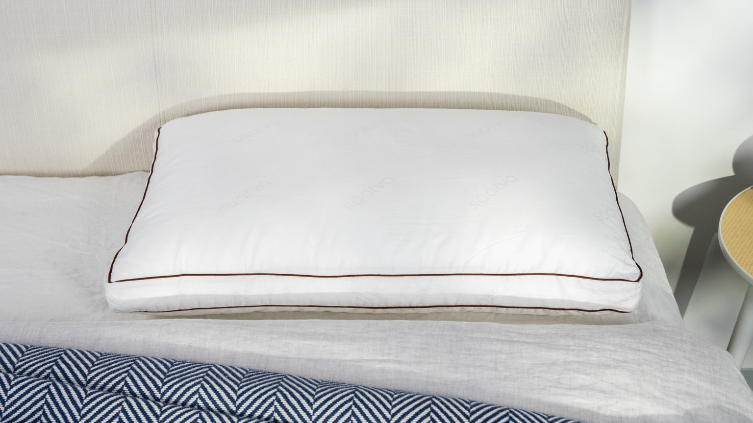 Best Pillows for Neck Pain - Best Overall - Saatva Latex Pillow - 2