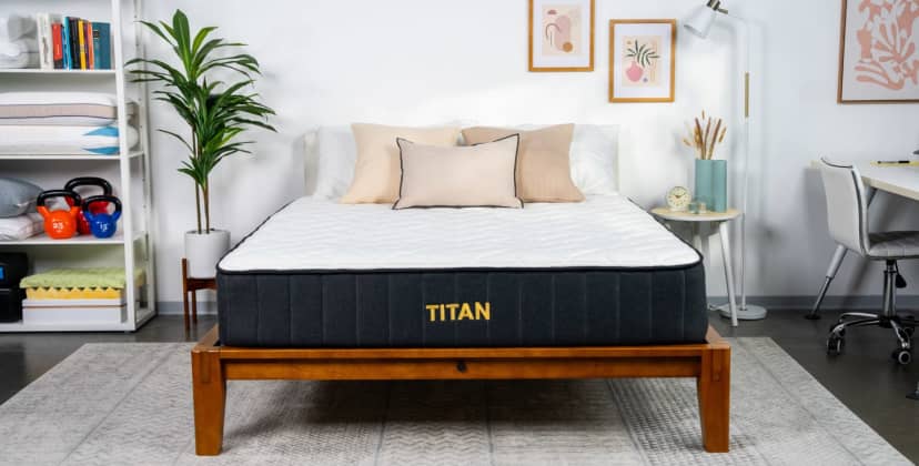 Best Mattress for Heavy People - Best Extra-Firm Mattress - Titan Plus - 1