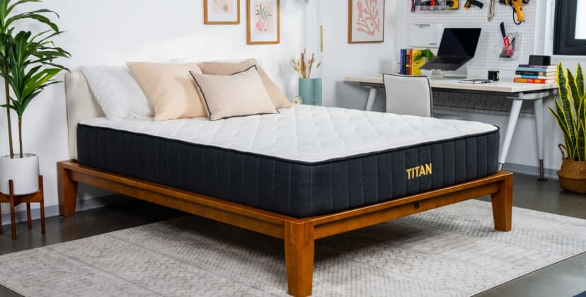 The Best Firm Mattress of 2025 - Best Mattress for Heavy Sleepers - Titan Plus