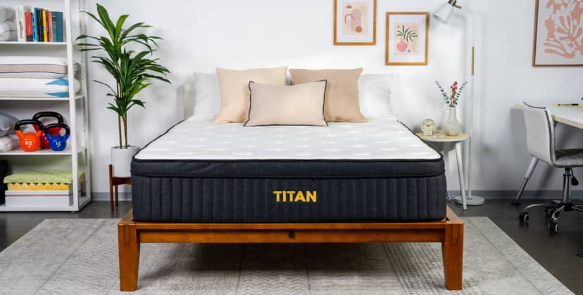 Best Mattress for Heavy People - Best Mattress Overall - Titan Plus Luxe - 1