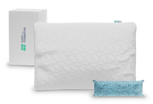 Best Pillows for Neck Pain - Best Foam - Sleep Is the Foundation Shredded Memory Foam Pillow
